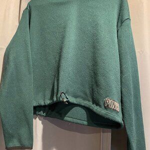 girls cropped pink sweater